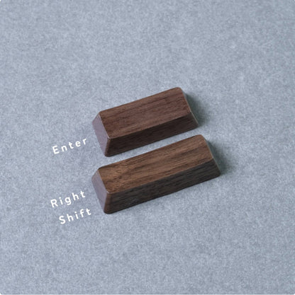 black-walnut-wood-keycaps-enter&shift
